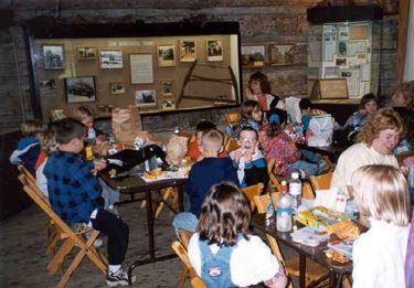 The exhibits and historic artifacts on display help children learn about our early pioneer families 